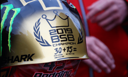SHARK Helmets Celebrate Scott Redding BSB Championship