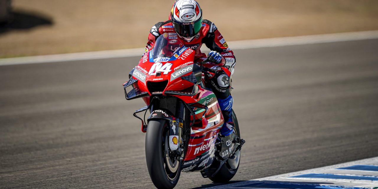 MotoGP Pre-Race Testing In Jerez For The Ducati Team Riders
