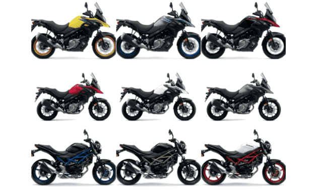 2021 Colours Revealed For Suzuki’s 650 Range