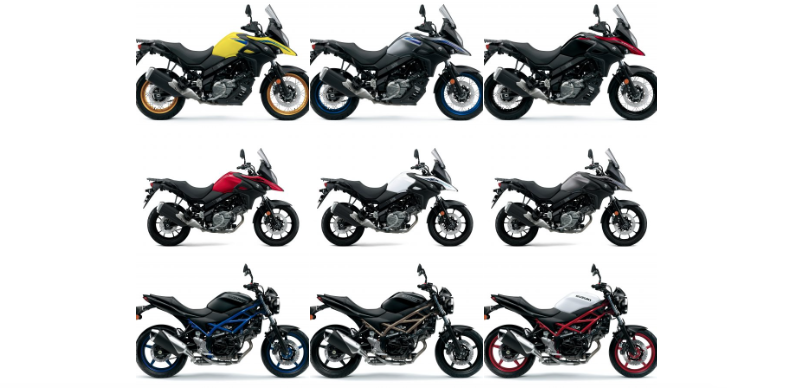 2021 Colours Revealed For Suzuki’s 650 Range