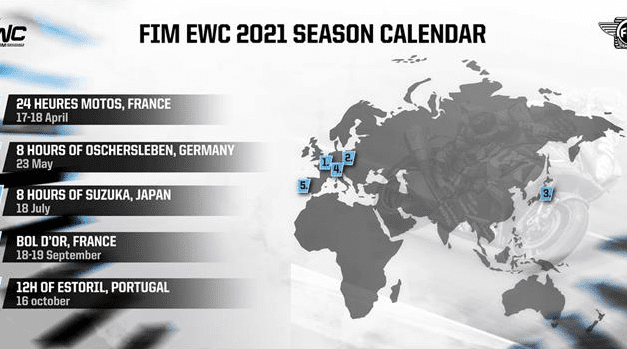 2021 Endurance World Championship Calendar