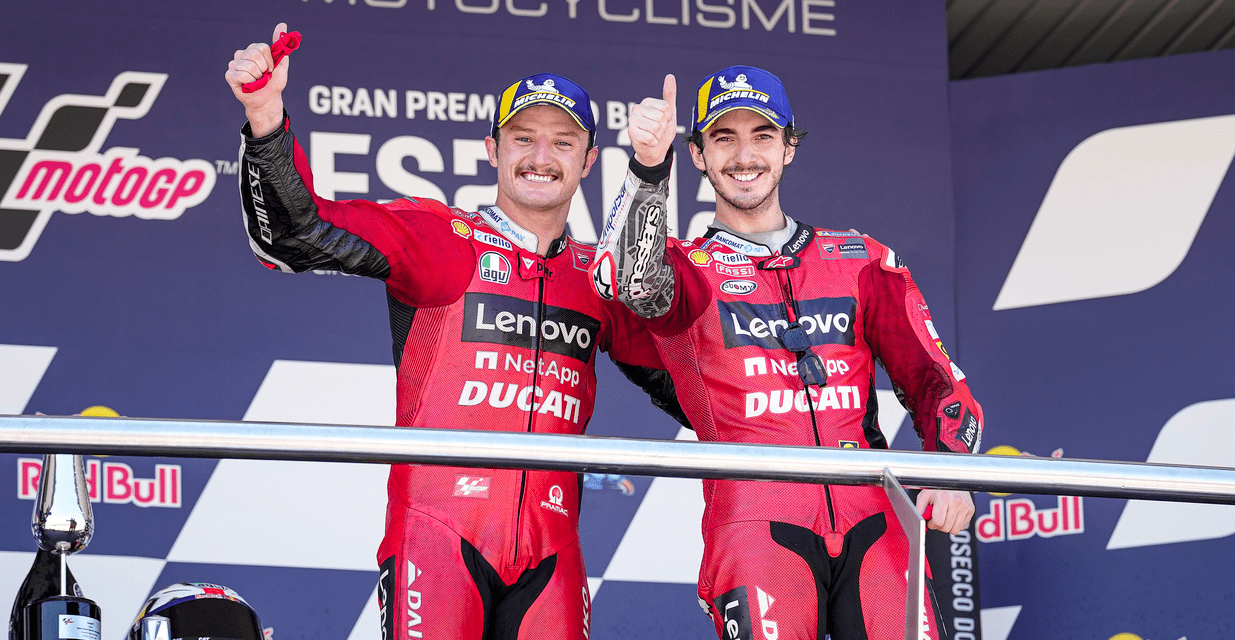 one-two at the Spanish Grand Prix for Ducati