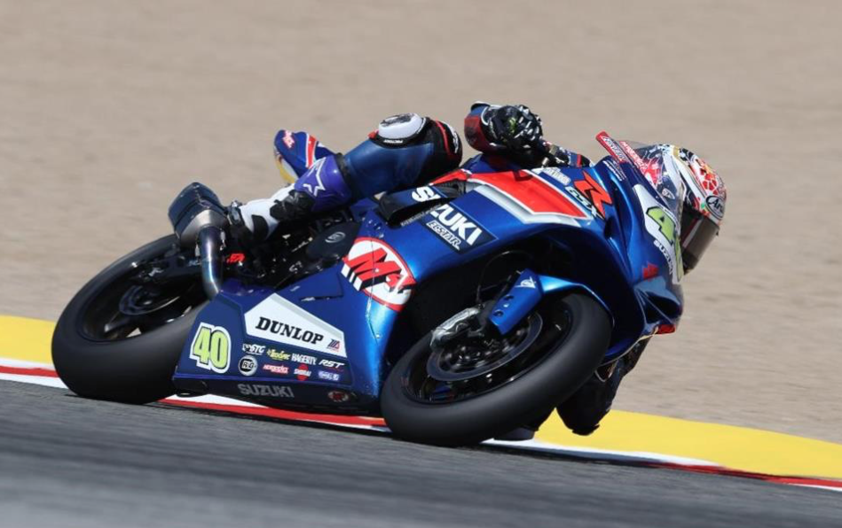 M4 ECSTAR SUZUKI WIN AT LAGUNA SECA MOTOAMERICA SBK