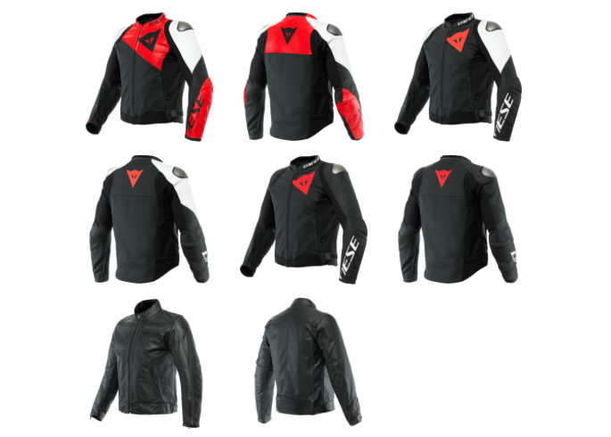 New Dainese Sportiva & Zaurax Leather Jackets