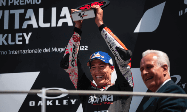 ESPARGARÓ AND APRILIA, YET ANOTHER PODIUM