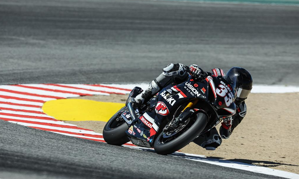 DOUBLE PODIUM FOR SUZUKI GSX-R750 AT LAGUNA SECA