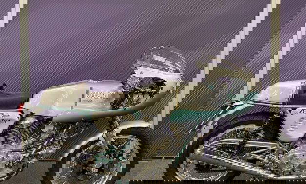 CHEQUERED FLAGS FOR DUCATI, CROCKER AND INDIAN AT BONHAMS