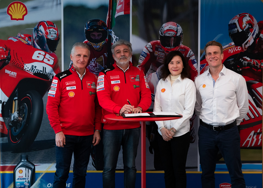SHELL & Ducati Continue Partnership