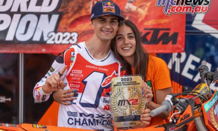 ANDREA ADAMO CROWNED 2023 MX2 WORLD CHAMPION