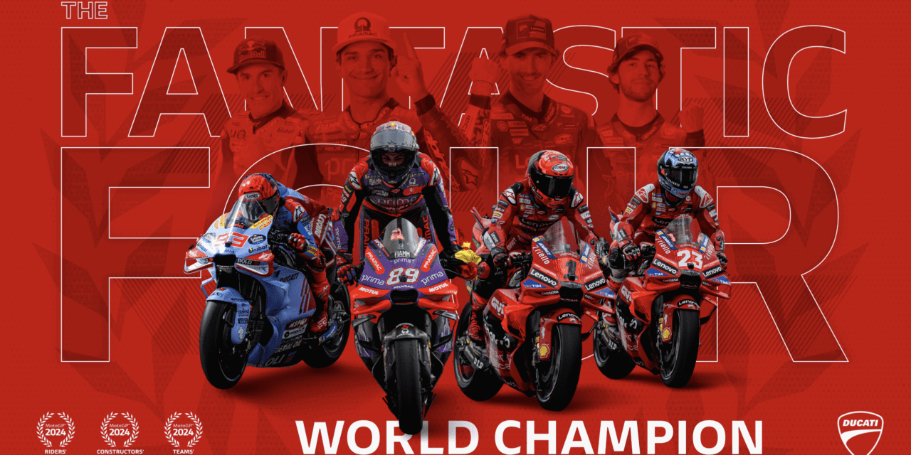Ducati dominates MotoGP and wins the World Title