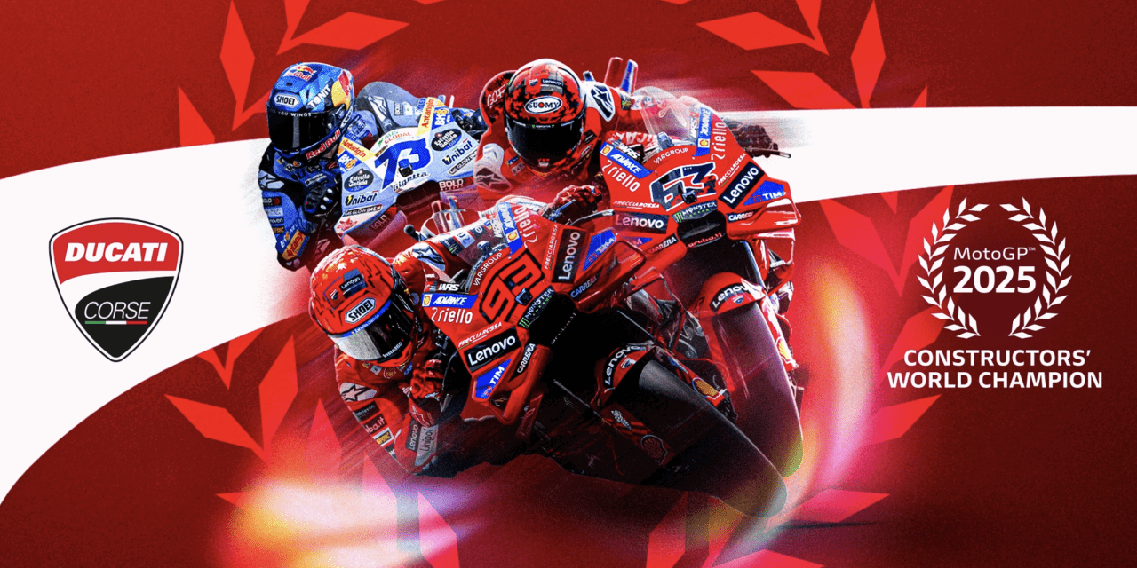 Ducati Lands MotoGP Constructors World Champion