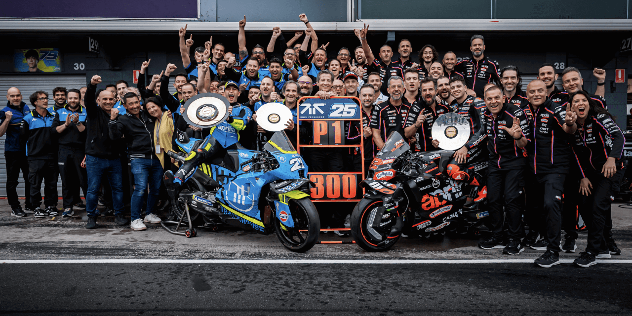 300 wins for Aprilia Racing