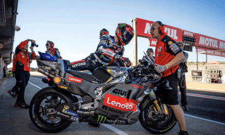 Ducati Lenovo celebrates centenary at Valencia test