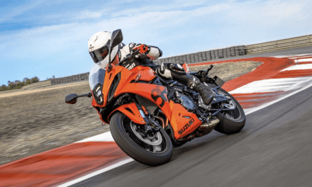 Suzuki 8R in Blaze Orange