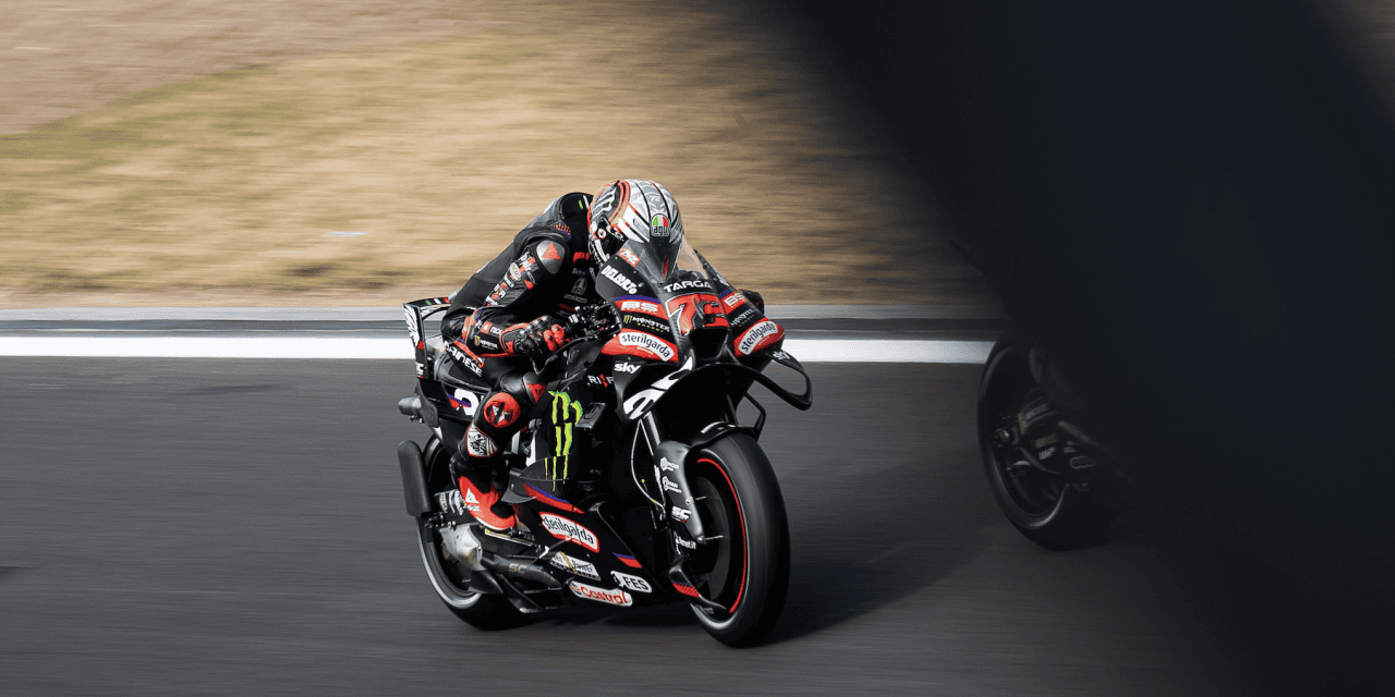 Aprilia dominates the British GP