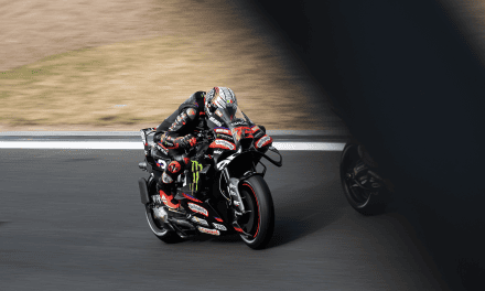 Aprilia dominates the British GP