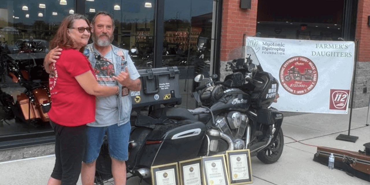 Indian Pursuit Helps Rider Set Four World Records for Charity